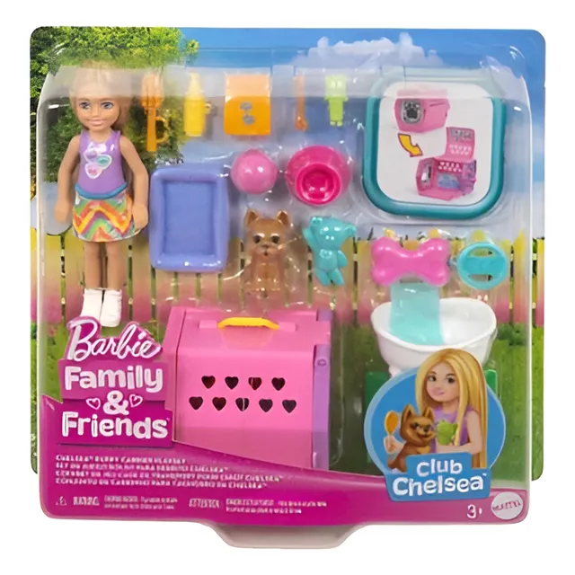Barbie Set Juego Chelsea Con Cachorrito Set