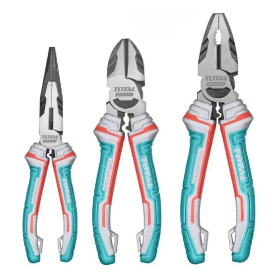 Set De Alicates 3 Piezas Cr-v Industrial - Tht2k0301