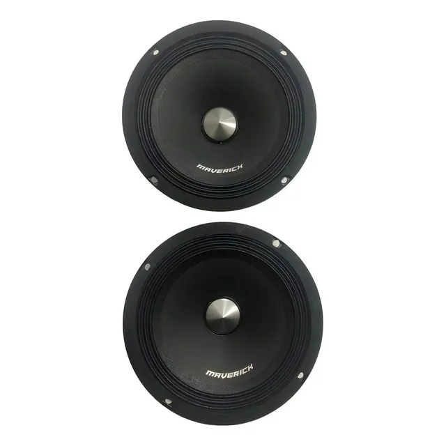 Juego Parlantes Medios Auto 600watts 6.5 Pulgadas Audio Color Negro