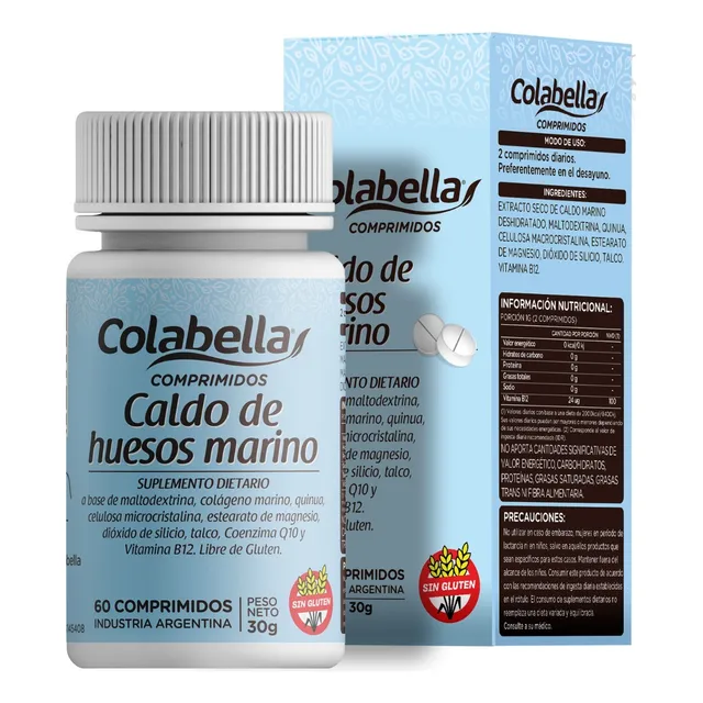 Caldo De Huesos Marino X 60 Comprimidos