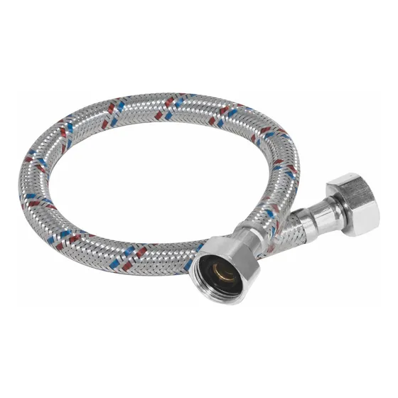 Manguera Flex P/lavabo Y Freg 40cm 1/2x1/2 Munich Mf-4012