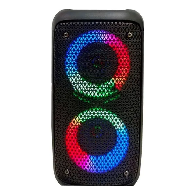 Parlante Portatil Ledstar Con Caja Activa