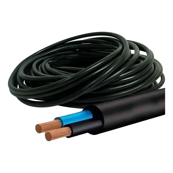 Top Fios 100 Metros Cabo Pp 2x1,5 -fio Flexível 2 Vias 1,5mm Cor Preto 127v/220v KHEPE 15W