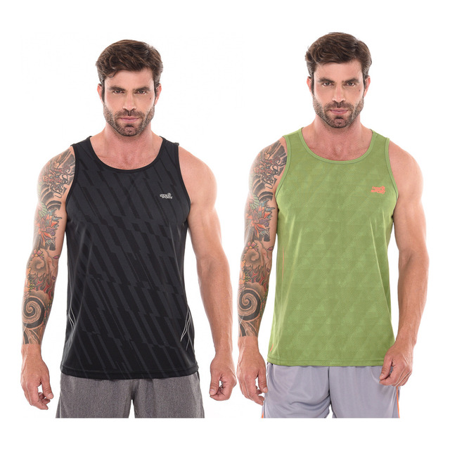 Kit 2 Regatas Dryfit Ultra Leve Masculina