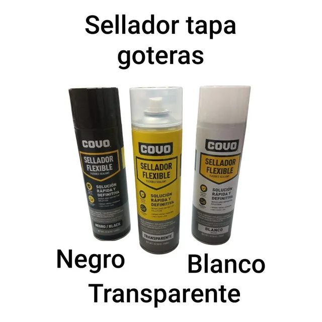 Sellador Flexible Covo Tapa Goteras Grietas 310 Ml
