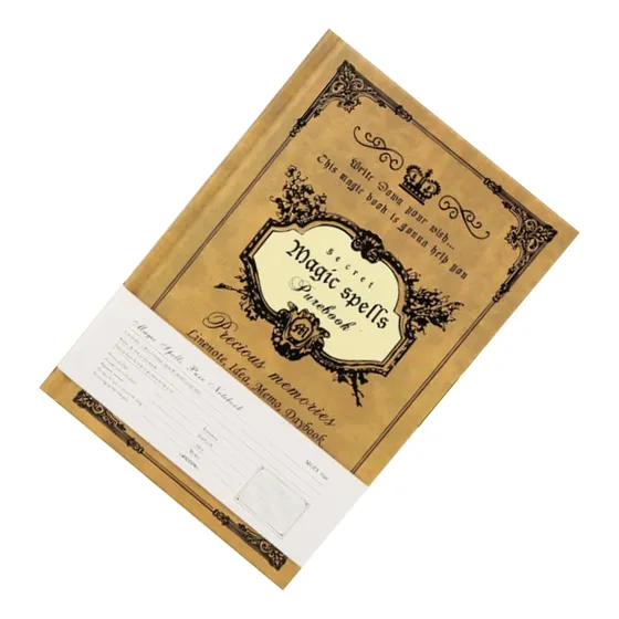 Caderno Forrado A5 Capa Dura Com Design Vintage Requintado