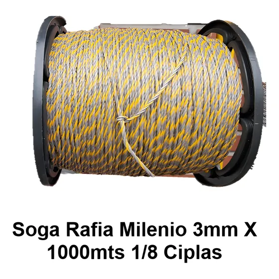Soga Polipropileno 3mm X 1000mts 1/8 Ciplas