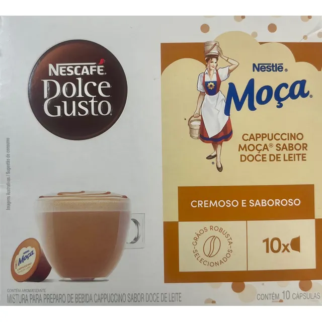Cápsulas Nescafé Dolce Gusto Moça Cappuccino 10u