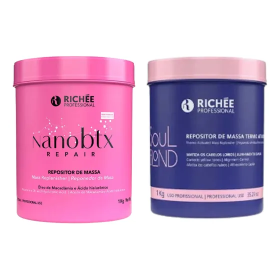 Richee Kit Nanobtx 1kg + Soul Blond 1kg