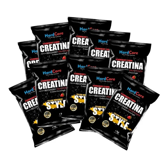 10 Pack De Creatina Pura, Saborizada Micronizada Excelente