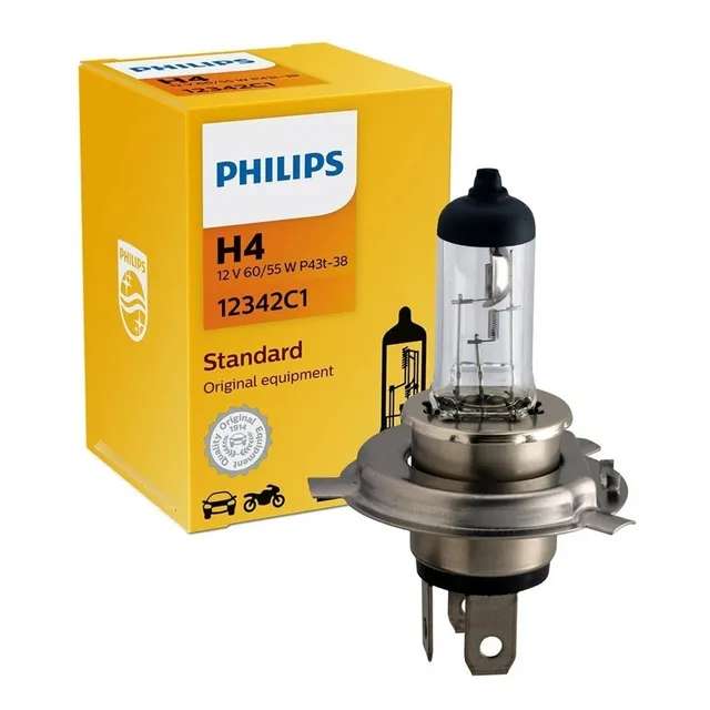 Lâmpada Farol H4 60/55w Philips Cb300 Cb500 Nx4 Falcon Xt660