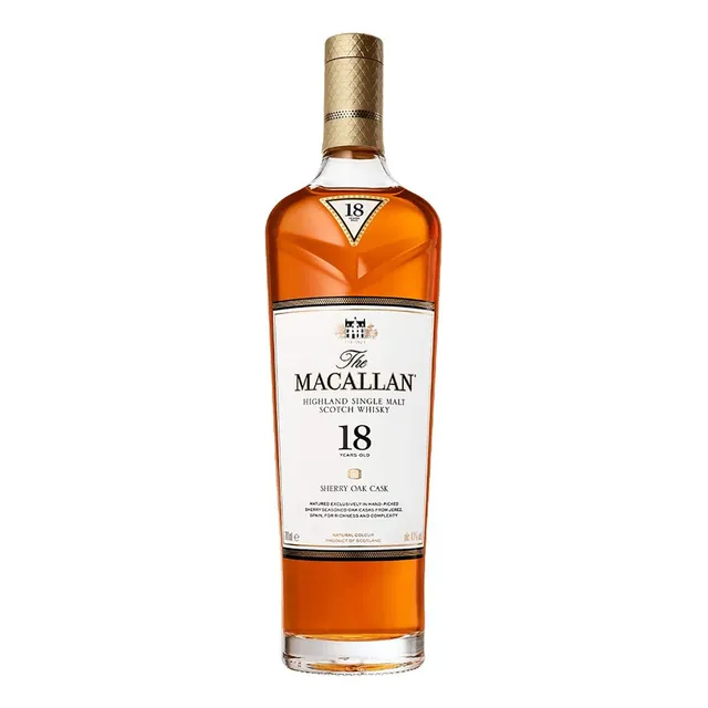 Caja De 6 Whisky The Macallan 18 Años Sherry Oak 700 Ml