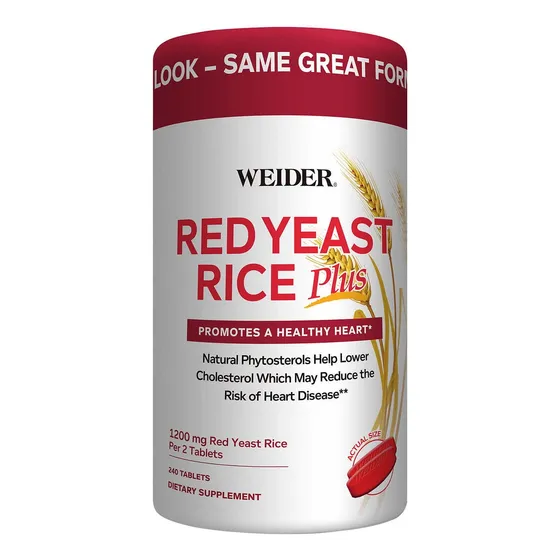 Red Yeast Rice Plus Healthy Heart Weider 240 Comprimidos