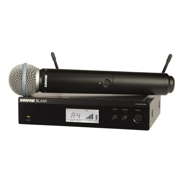 Sistema Inalambrico Shure Blx24r/b58 Rack Micrófono De Mano