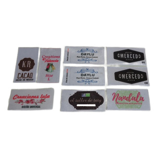 100 Etiquetas Personalizadas Para Ropa De 2.50 X 5 Cms 100 Etiquetas Personalizadas Para Ropa De 2.50 X 5 Cms