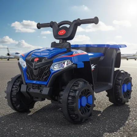 Mini Quadriciclo Elétrico Infantil Bateria 6v Luz E Música Cor Azul Voltagem Do Carregador 110v/220v Brinqkids 127/220v