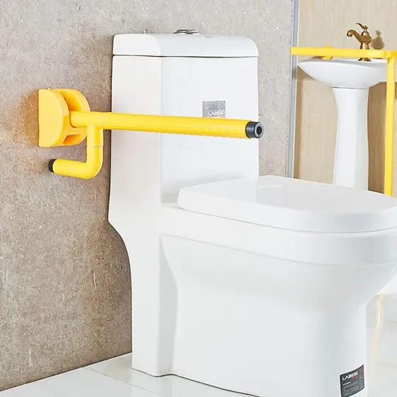 Fylzw Barra Agarre Seguridad Para Baño Casa Abatible Inodoro