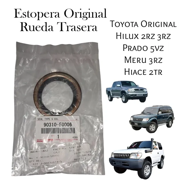 Estopera Punta D Eje Trasera Original Meru Prado Hilux Hiace