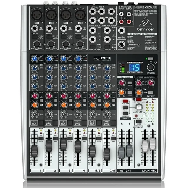 Consola Mezcladora Behringer Xenyx X1204usb 12 Canales