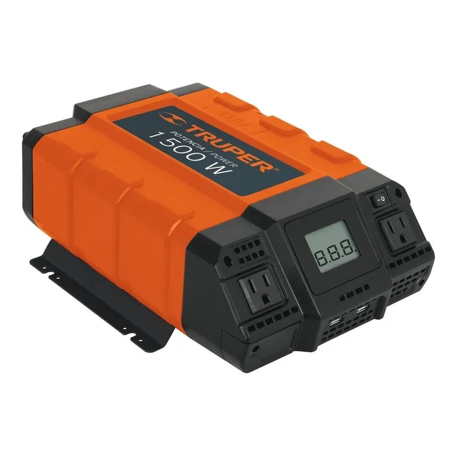 Inversor De Corriente Automotriz De 1500 Truper 10492