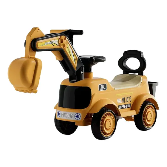 Andador Correpasillos Retroexcavadora Gama Sonidos Amarillo