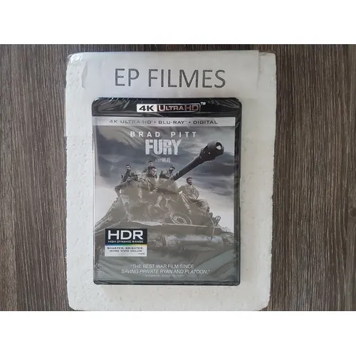 Blu Ray 4k Ultra Hd Corações De Ferro - Dub/leg. Lacrado