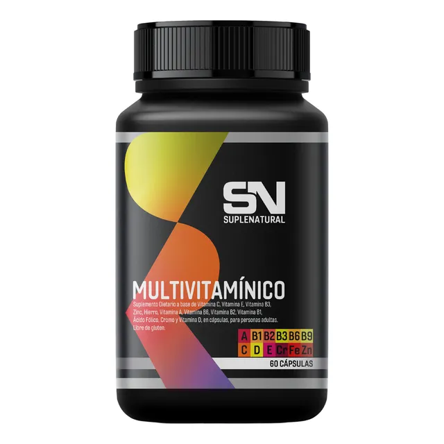 Suplenatural Multivitaminico X60 Capsulas Complex