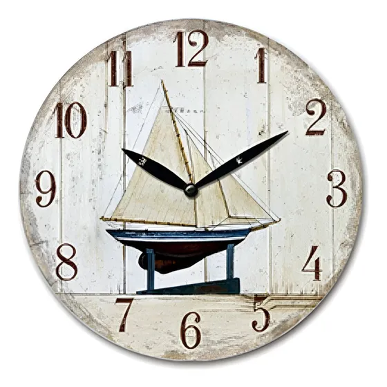 Reloj De Pared - Barco