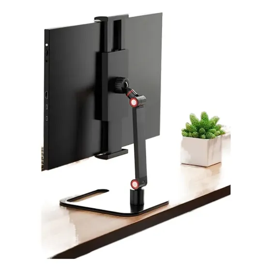 Suporte De Mesa Para Monitor E Tablet Ajustável E Expansível 2-axis Bracket