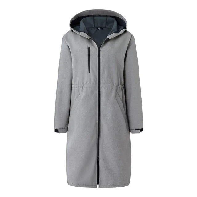 Parka Natacion Unisex Impermeable Larga Calida Bata