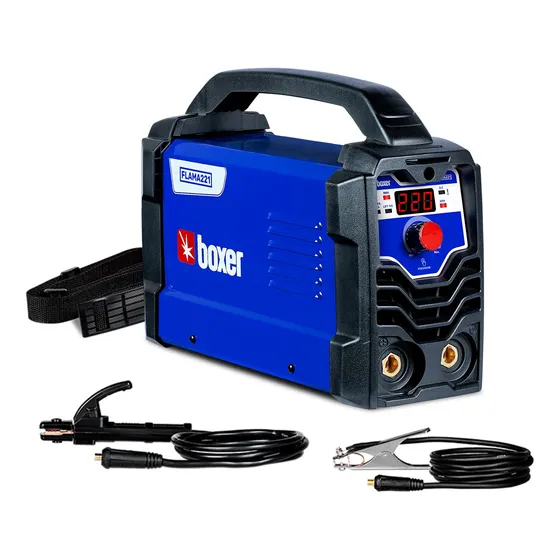 Máquina De Solda Inversora 220a Eletrodo Flama221 Boxer 220v
