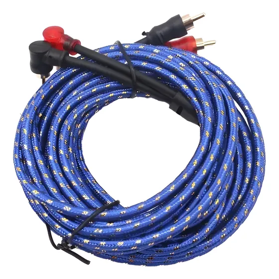 Cable 5 Metros De Audio Rca Macho A Macho Rca Car Audio, Dj