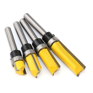 4 Brocas Fresa Recta Perfiladora Corte Router 1/4 Carpintero 4 Brocas Fresa Recta Perfiladora Corte Router 1/4 Carpintero
