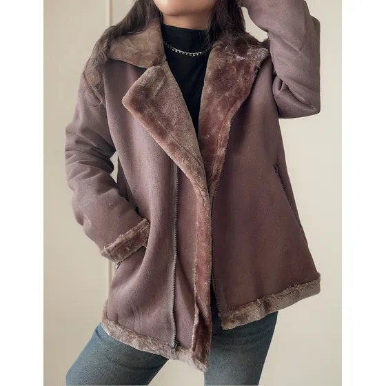 Chaqueta Chiporro Abrigo Casual Cierre Moda Mujer / Afrika