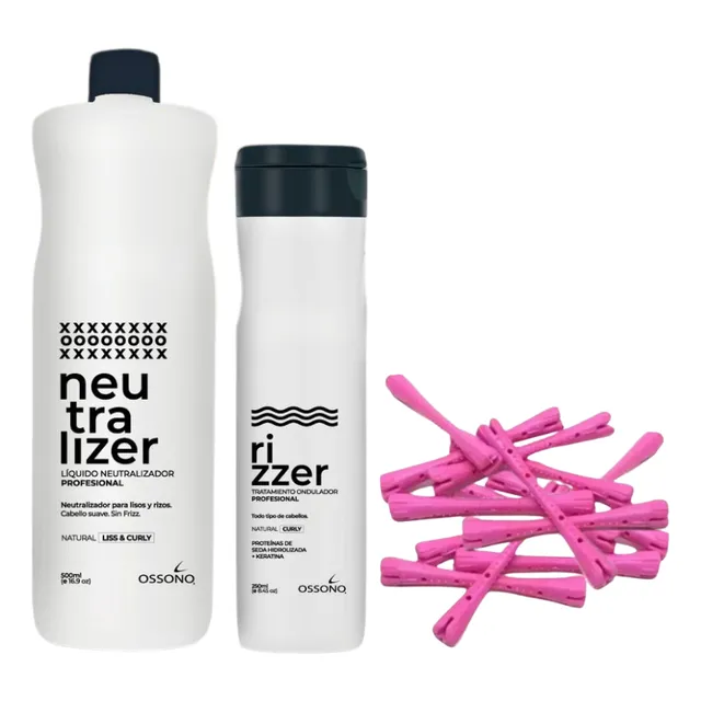 Kit Para Permanente De Rulos Ossono Con Bigoudies
