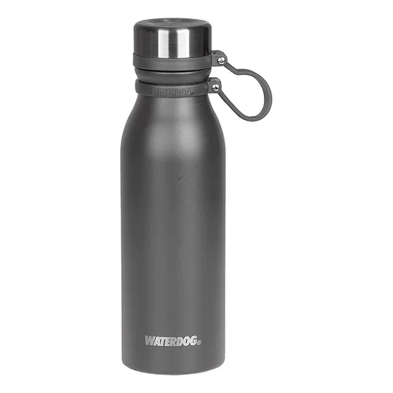Botella Termica Waterdog Buho 600ml Frio/calor Acero Inox Color Dark Graphite