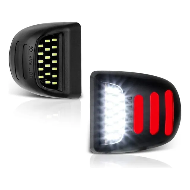 2 X Luz Led Placa Led Doble Silverado Cheyenne 00/15 Nuevas 