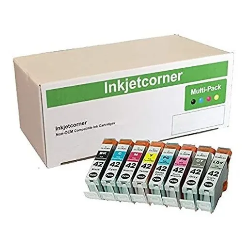 Inkjetcorner - Juego De 8 Cartuchos De Tinta Compatibles Par