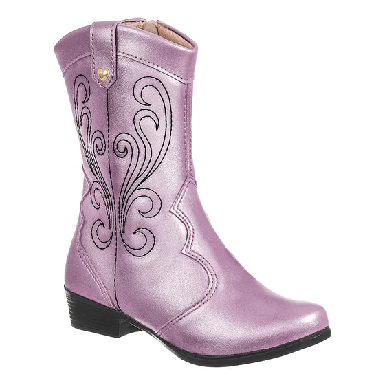 Bota Texana Infantil Menina Bico Fino Moda Confortavel