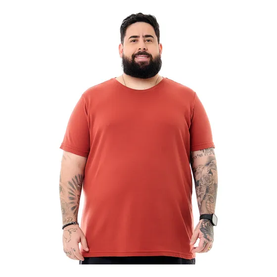 Camiseta Textura Chess Goiaba Knulu