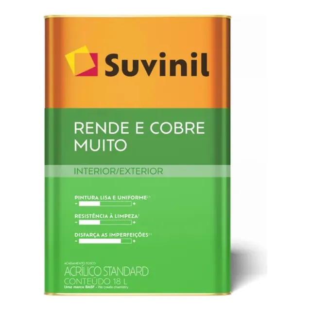 Tinta Rende E Cobre Muito Gelo 18 Litros Suvinil
