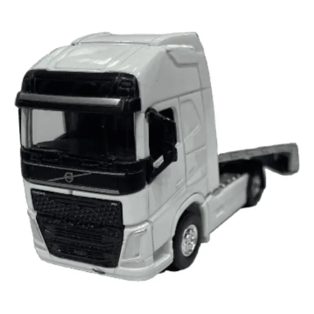 Camabaja Volvo Fh Blanca Transporter Escala 1:64 Welly
