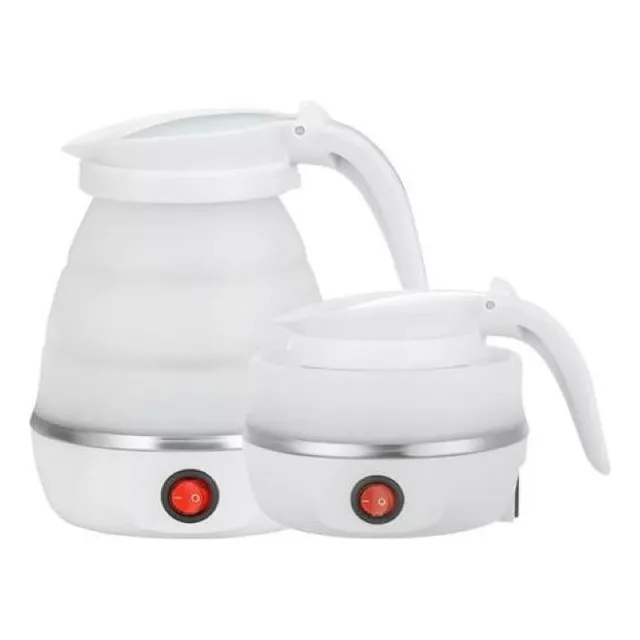 Pava Electrica Jarra 220v Plegable De Viaje Silicona