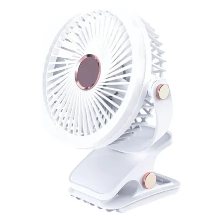 Ventilador Portátil Pequeno Turbo Silencioso Bateria 2400mah