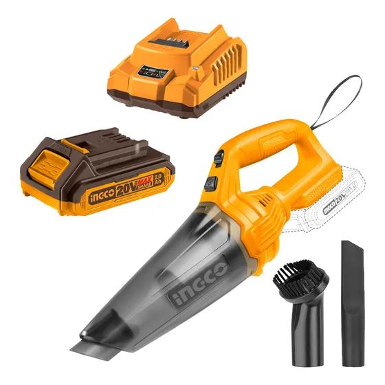 Aspiradora De Mano 20v Ingco, Auto Hogar, Batería Y Cargador
