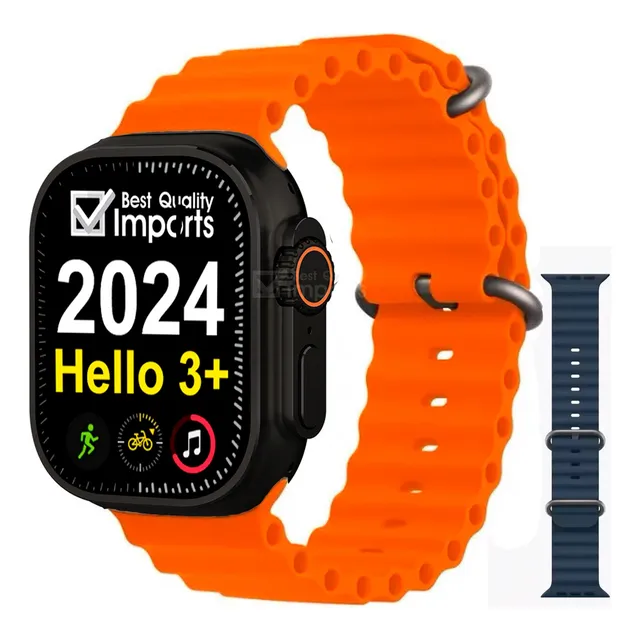 Smartwatch  Hello Watch 3 Ultra Amoled 4gb H11 Upgrade + Gratis + Funda De Silicona + Protector Hidrogel