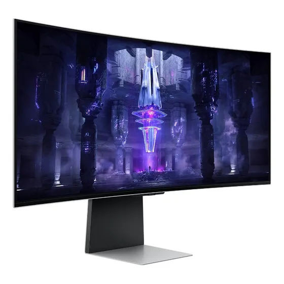 Monitor Gamer Samsung con pantalla de 34" 175Hz 220V y resolución WQHD