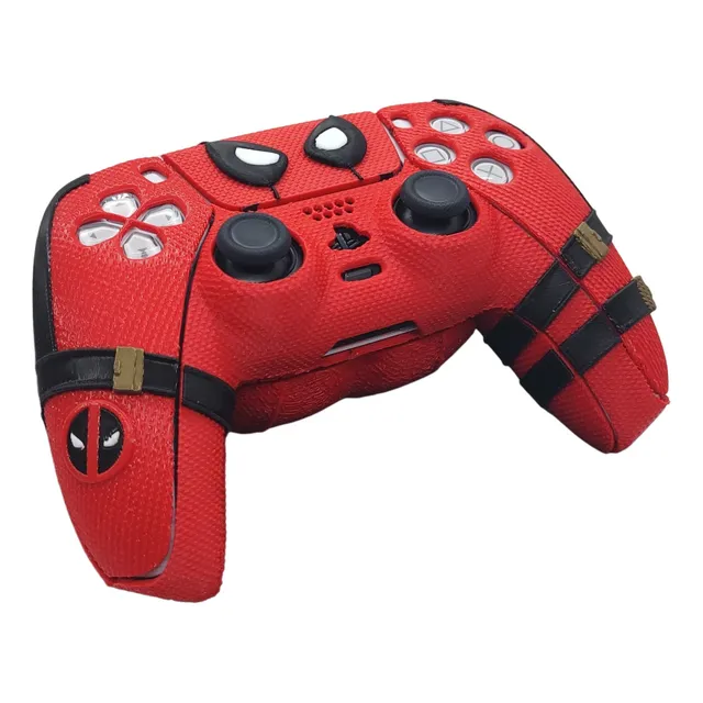 Deadpool Carcaza De Joystick Ps5 - Con Imanes - Impresion 3d