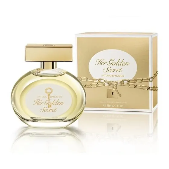 Perfume de mujer Her Golden Secret de Banderas, 80 ml
