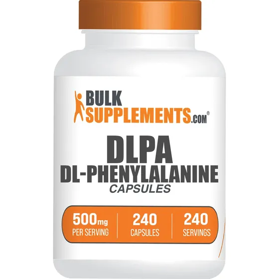Suplemento Bulksupplements.com Dl-fenilalanina 500 Mg 240 Ca